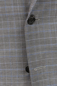 Mid grey s150 Prince of Wales suit