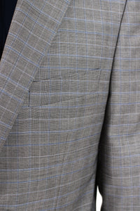Mid grey s150 Prince of Wales suit