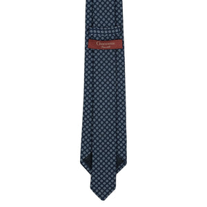 Necktie 100% Silk  Blue light Blue pattern
